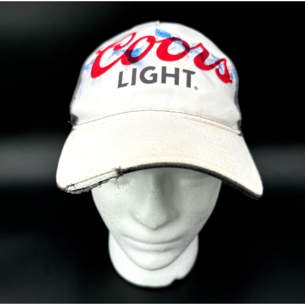 Coors‎ Light Snapback Cap Baseball Beer Lovers Outdoor Rockies OC Hat Gray